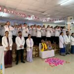 एसपी चमोली ने राजकीय नर्सिंग कॉलेज गोपेश्वर के शपथ ग्रहण समारोह में बढ़ाया हौसला। 