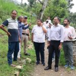 ईड़ाबधाणी वार्ड का जिलाधिकारी ने किया निरीक्षण*