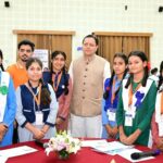 मुख्यमंत्री युवा विद्यार्थी मंथन’ कार्यक्रम में प्रदेशभर से चयनित 140 छात्र-छात्राओं से संवाद किया।